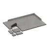 Typische Verlegung oder Einbausituation für den Artikel 4456 von WARCO - Rubber click tile, Farbton Grey Melange in der Abmessung 306 x 306 x 30 mm.