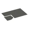 Typische Verlegung oder Einbausituation für den Artikel 1019 von WARCO - Fitness Floor Compact, Farbton Dark Grey Granite in der Abmessung 970 x 970 x 8 mm.