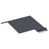 Typische Verlegung oder Einbausituation für den Artikel 6213 von WARCO - Rubber Kerb, Farbton Slate grey in der Abmessung 100 x 5 x 25 cm.
