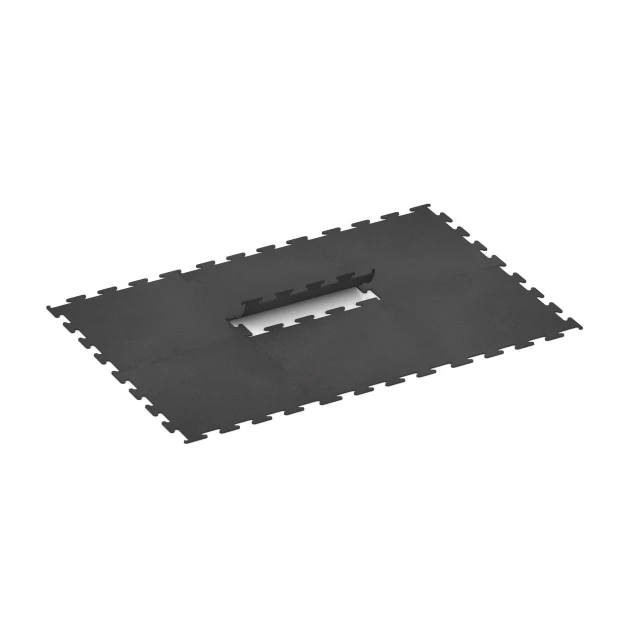 Typische Verlegung oder Einbausituation für den Artikel 3746 von WARCO - Fitness Performance Elite Training Floor, Farbton Anthracite in der Abmessung 100 x 100 x 1 cm | 1,00 m².