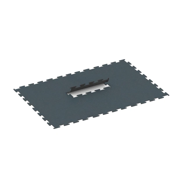 Typische Verlegung oder Einbausituation für den Artikel 6157 von WARCO - Fitness Performance Elite Training Floor, Farbton Fern Green in der Abmessung 100 x 100 x 1 cm | 1,00 m².