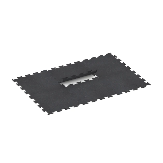 Typische Verlegung oder Einbausituation für den Artikel 3753 von WARCO - Fitness Performance Elite Training Floor, Farbton Light Red Speckled in der Abmessung 100 x 100 x 1 cm | 1,00 m².