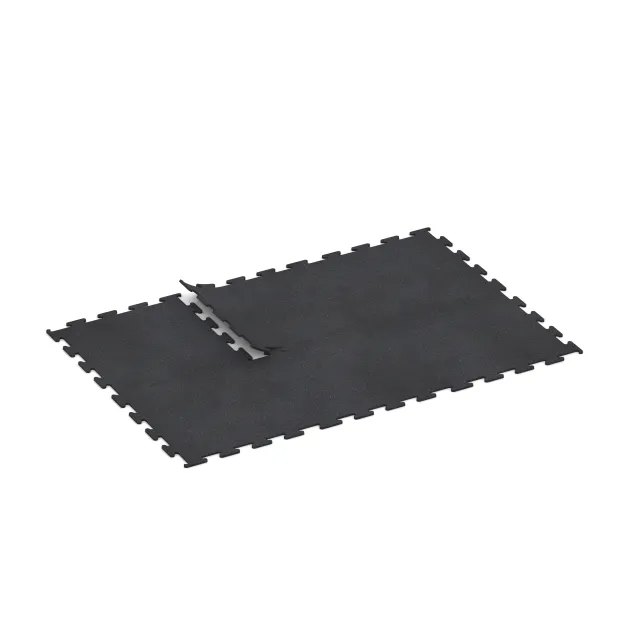 Typische Verlegung oder Einbausituation für den Artikel 3757 von WARCO - Fitness Performance Elite Training Floor, Farbton Light Red Speckled in der Abmessung 1000 x 1000 x 15 mm.