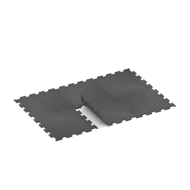 Typische Verlegung oder Einbausituation für den Artikel 3748 von WARCO - Fitness Performance Elite Training Floor, Farbton Anthracite in der Abmessung 1000 x 1000 x 20 mm.