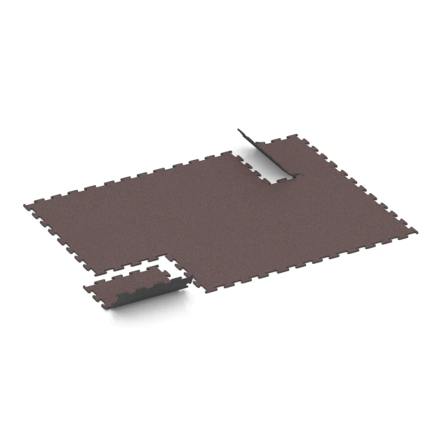 Typische Verlegung oder Einbausituation für den Artikel 6151 von WARCO - Fitness Performance Elite Training Floor, Farbton Mineral Red in der Abmessung 50 x 50 x 1 cm | 0,25 m².