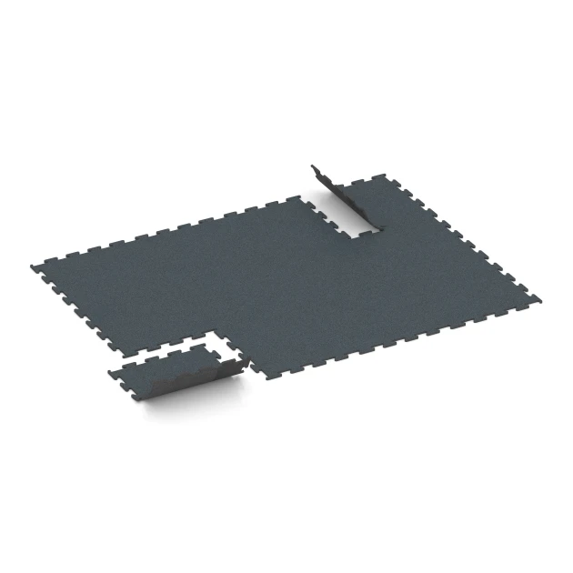 Typische Verlegung oder Einbausituation für den Artikel 6163 von WARCO - Fitness Performance Elite Training Floor, Farbton Fern Green in der Abmessung 50 x 50 x 1 cm | 0,25 m².