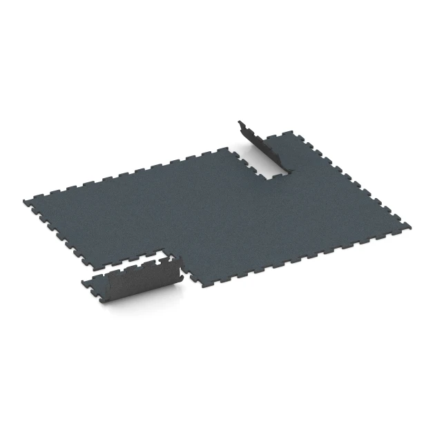 Typische Verlegung oder Einbausituation für den Artikel 6165 von WARCO - Fitness Performance Elite Training Floor, Farbton Fern Green in der Abmessung 50 x 50 x 1,5 cm | 0,25 m².