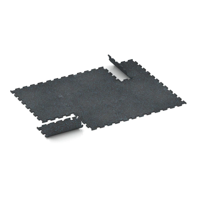 Typische Verlegung oder Einbausituation für den Artikel 3770 von WARCO - Fitness Performance Elite Training Floor, Farbton Light Blue Speckled in der Abmessung 50 x 50 x 1,5 cm | 0,25 m².