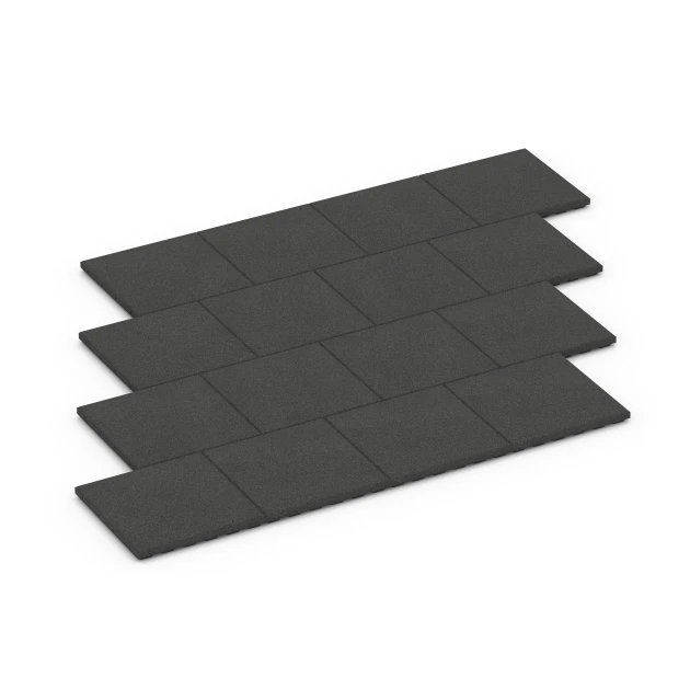 Typische Verlegung oder Einbausituation für den Artikel 6131 von WARCO - Playground safety tile – CFH 125 cm, Farbton Anthracite in der Abmessung 50 x 50 x 4 cm.