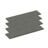 Typische Verlegung oder Einbausituation für den Artikel 6422 von WARCO - Playground safety tile – CFH 120 cm, Farbton Dark Grey Granite in der Abmessung 50 x 50 x 4 cm.