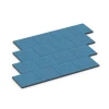 Typische Verlegung oder Einbausituation für den Artikel 6429 von WARCO - Playground safety tile – CFH 120 cm, Farbton Atlantic in der Abmessung 50 x 50 x 4 cm.