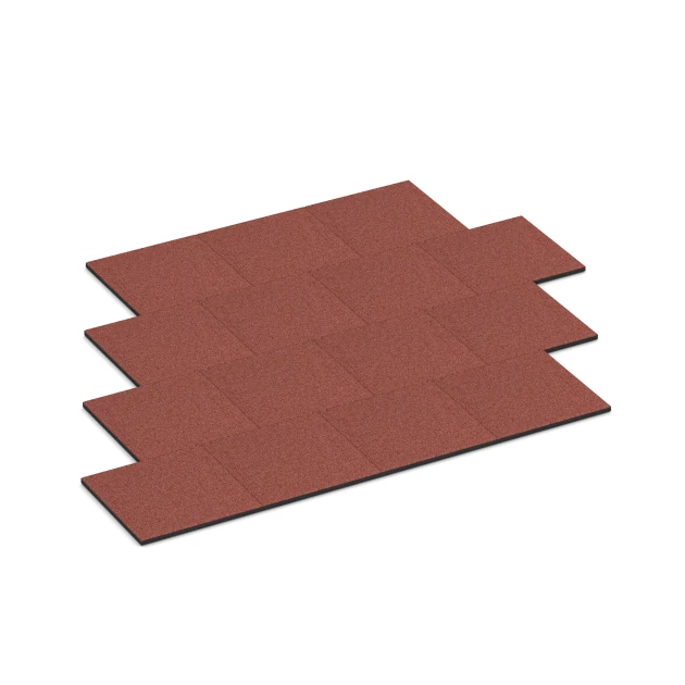 Typische Verlegung oder Einbausituation für den Artikel 6179 von WARCO - Terrace Tile Classic, Farbton Tomato red in der Abmessung 50 x 50 x 3 cm.