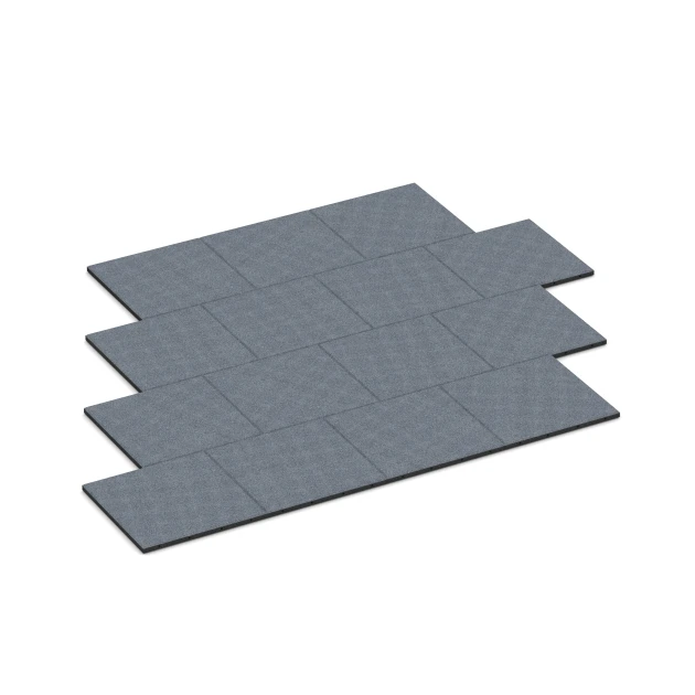 Typische Verlegung oder Einbausituation für den Artikel 6130 von WARCO - Playground safety tile – CFH 95 cm, Farbton Graphite grey in der Abmessung 50 x 50 x 3 cm.
