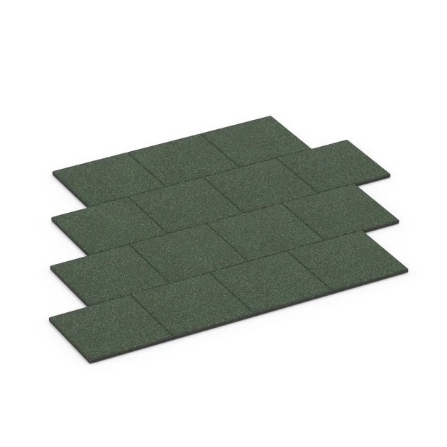Typische Verlegung oder Einbausituation für den Artikel 6415 von WARCO - Playground safety tile – CFH 90 cm, Farbton English Lawn in der Abmessung 50 x 50 x 3 cm.