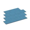 Typische Verlegung oder Einbausituation für den Artikel 6420 von WARCO - Playground safety tile – CFH 90 cm, Farbton Atlantic in der Abmessung 50 x 50 x 3 cm.