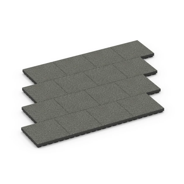 Typische Verlegung oder Einbausituation für den Artikel 6440 von WARCO - Playground safety tile – CFH 210 cm, Farbton Dark Grey Granite in der Abmessung 50 x 50 x 7 cm.