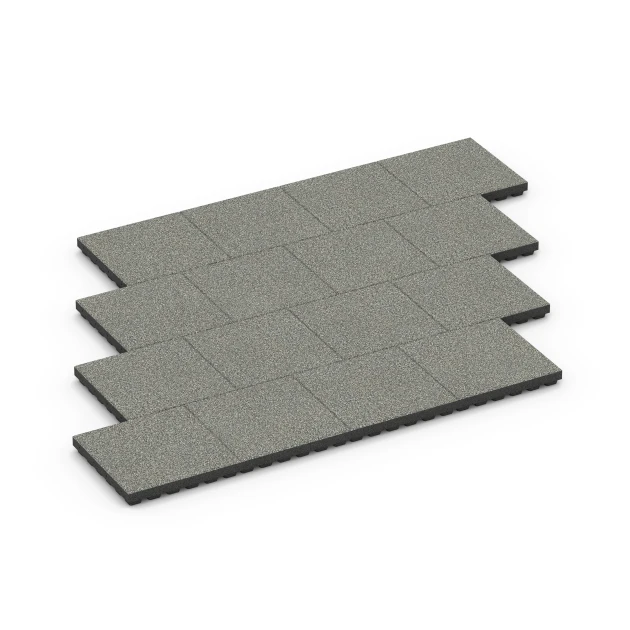 Typische Verlegung oder Einbausituation für den Artikel 6441 von WARCO - Playground safety tile – CFH 210 cm, Farbton Grey Granite in der Abmessung 50 x 50 x 7 cm.