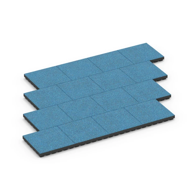 Typische Verlegung oder Einbausituation für den Artikel 6447 von WARCO - Playground safety tile – CFH 210 cm, Farbton Atlantic in der Abmessung 50 x 50 x 7 cm.