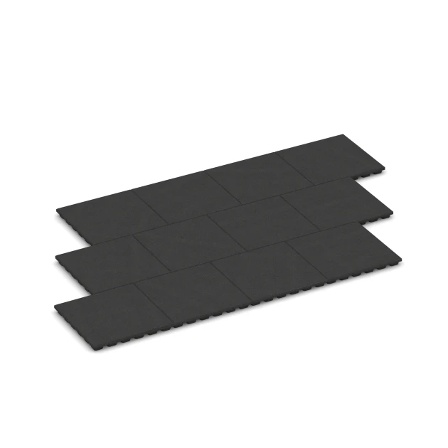 Typische Verlegung oder Einbausituation für den Artikel 6135 von WARCO - Playground safety tile – CFH 170 cm, Farbton Anthracite in der Abmessung 50 x 50 x 4,8 cm.