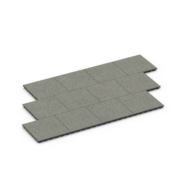 Typische Verlegung oder Einbausituation für den Artikel 6432 von WARCO - Playground safety tile – CFH 160 cm, Farbton Grey Granite in der Abmessung 50 x 50 x 4,8 cm.