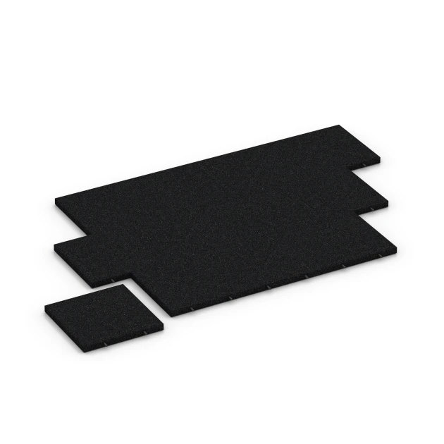 Typische Verlegung oder Einbausituation für den Artikel 6171 von WARCO - Playground Safety Tiles, Farbton Anthracite in der Abmessung 50 x 50 x 4,5 cm.
