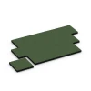 Typische Verlegung oder Einbausituation für den Artikel 6267 von WARCO - Playground Safety Tile – 180 cm, Farbton Grass green in der Abmessung 50 x 50 x 6 cm.