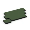 Typische Verlegung oder Einbausituation für den Artikel 6211 von WARCO - Playground Safety Tiles, Farbton Grass green in der Abmessung 50 x 50 x 11 cm.