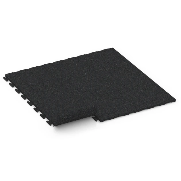 Typische Verlegung oder Einbausituation für den Artikel 6190 von WARCO - Fitness Floor Tile Classic, Farbton Anthracite in der Abmessung 50 x 50 x 3 cm | 0,25 m².