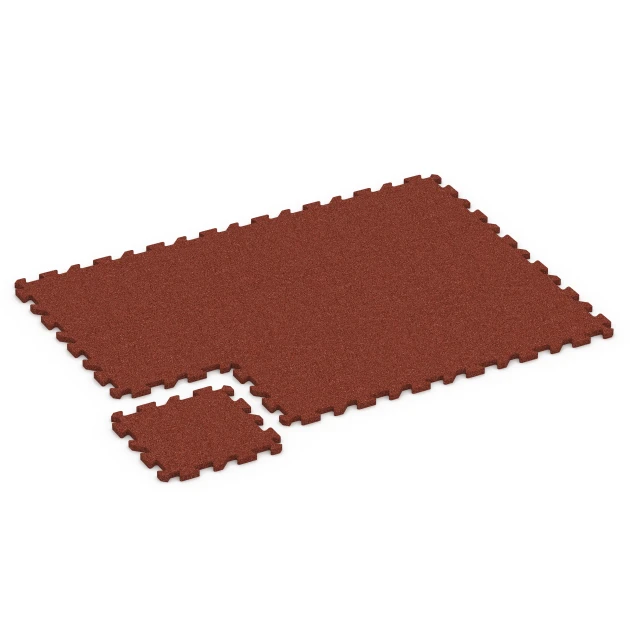 Typische Verlegung oder Einbausituation für den Artikel 6988 von WARCO - Gym Floor Protection Mat, Farbton Brick red in der Abmessung 50 x 50 x 3 cm | 0,25 m².