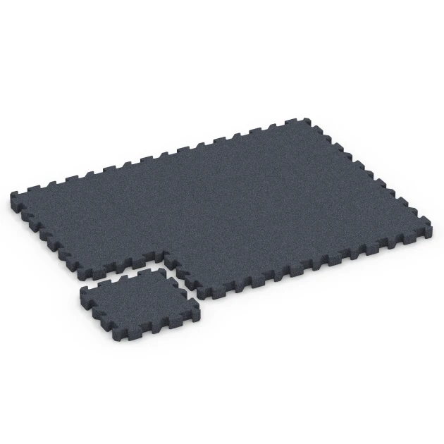 Typische Verlegung oder Einbausituation für den Artikel 6319 von WARCO - Interlocking playground safety tile, Farbton Slate grey in der Abmessung 50 x 50 x 6 cm | 0,25 m².