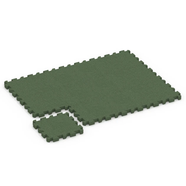 Typische Verlegung oder Einbausituation für den Artikel 6307 von WARCO - Interlocking playground safety tile, Farbton Grass green in der Abmessung 50 x 50 x 5 cm | 0,25 m².