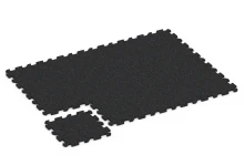 Interlocking playground safety tile