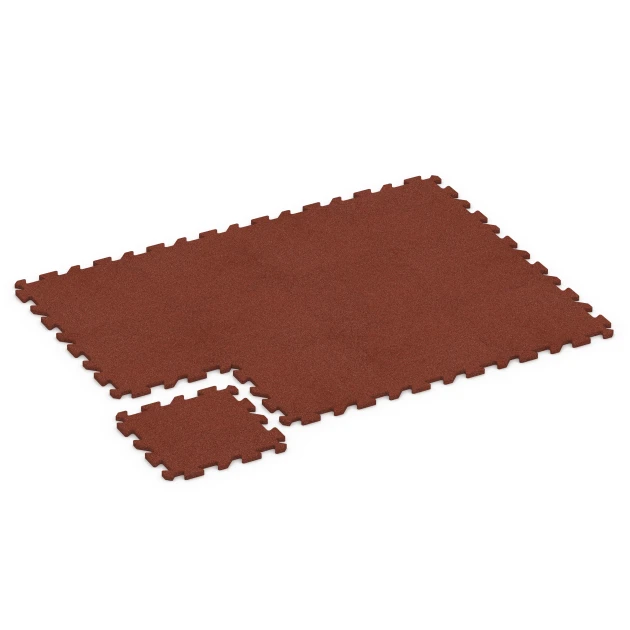 Typische Verlegung oder Einbausituation für den Artikel 6984 von WARCO - Gym Floor Protection Mat, Farbton Brick red in der Abmessung 50 x 50 x 2 cm | 0,25 m².