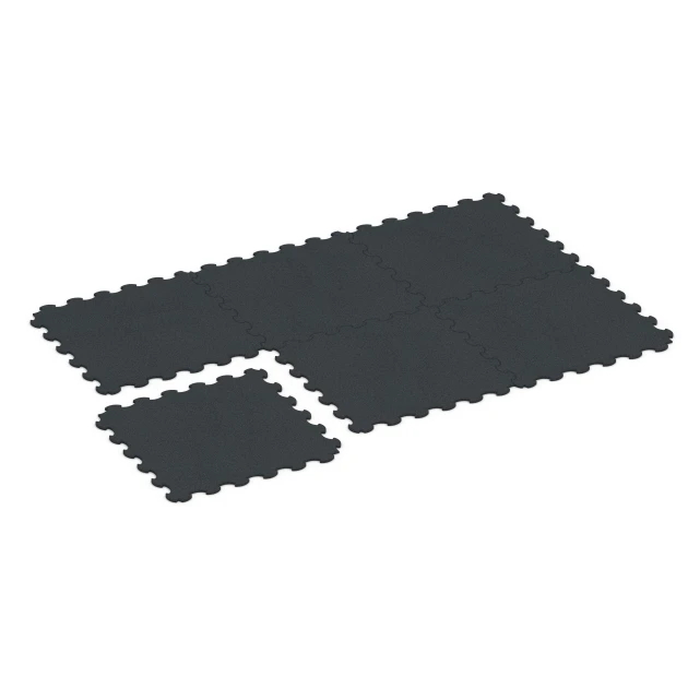 Typische Verlegung oder Einbausituation für den Artikel 6376 von WARCO - Fitness Floor Protection Mat, Farbton Anthracite in der Abmessung 102,5 x 102,5 x 1,5 cm | 1,05 m².
