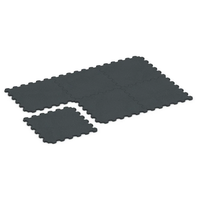 Typische Verlegung oder Einbausituation für den Artikel 6322 von WARCO - Fitness Floor Protection Mat, Farbton Anthracite in der Abmessung 102,5 x 102,5 x 3 cm | 1,05 m².