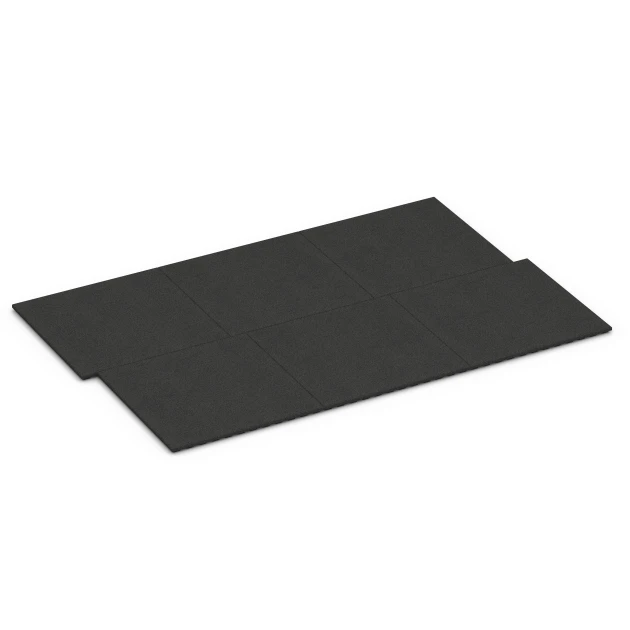 Typische Verlegung oder Einbausituation für den Artikel 6383 von WARCO - Stallmatte Komfort, Farbton Anthracite in der Abmessung 100 x 100 x 4 cm.
