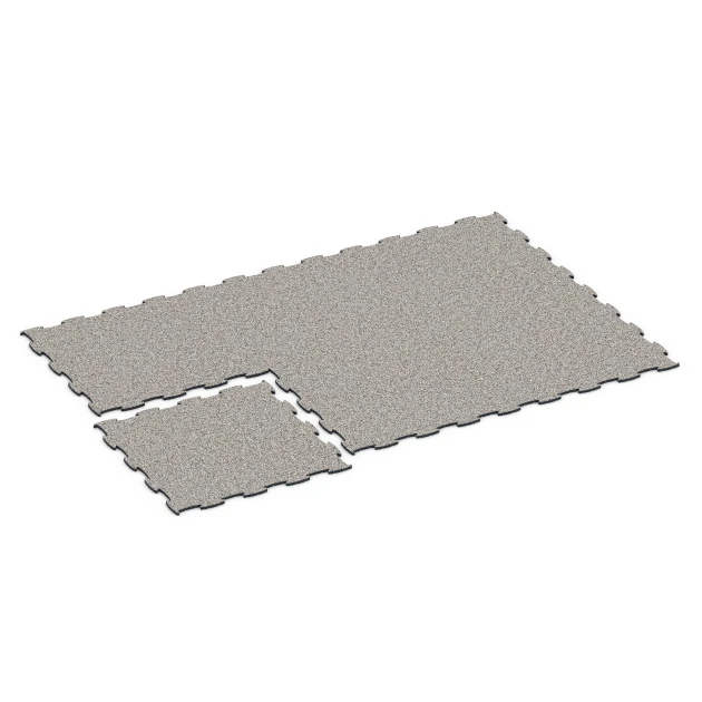 Typische Verlegung oder Einbausituation für den Artikel 6833 von WARCO - Fitness Active Floor System, Farbton Grey Granite in der Abmessung 97,1 x 97,1 × 1,8 cm.