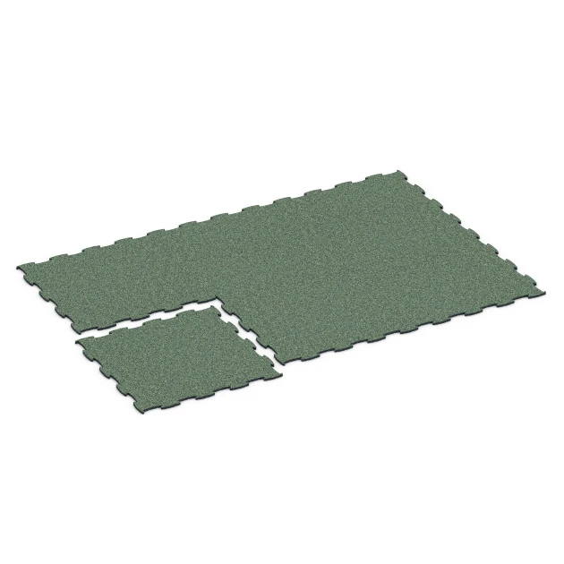 Typische Verlegung oder Einbausituation für den Artikel 6834 von WARCO - Fitness Active Floor System, Farbton English Lawn in der Abmessung 97,1 x 97,1 × 1,8 cm.