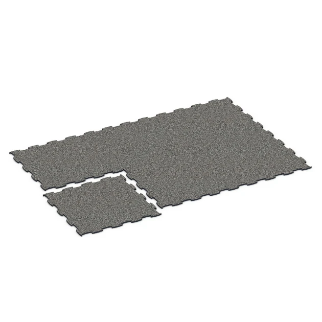 Typische Verlegung oder Einbausituation für den Artikel 6868 von WARCO - Fitness Max Floor System, Farbton Dark Grey Granite in der Abmessung 97,1 x 97,1 × 1,8 cm.