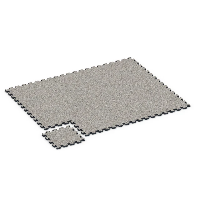 Typische Verlegung oder Einbausituation für den Artikel 6842 von WARCO - Fitness Active Floor System, Farbton Grey Granite in der Abmessung 44,6 x 44,6 × 2,8 cm.