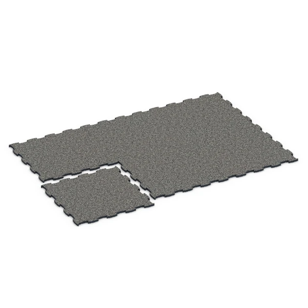 Typische Verlegung oder Einbausituation für den Artikel 6850 von WARCO - Fitness Active Floor System, Farbton Dark Grey Granite in der Abmessung 97,1 x 97,1 x 2,8 cm.