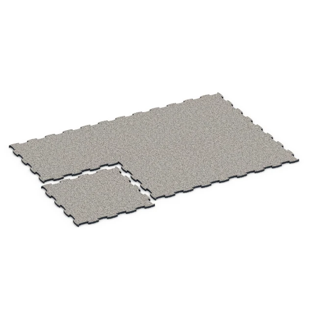 Typische Verlegung oder Einbausituation für den Artikel 6851 von WARCO - Fitness Active Floor System, Farbton Grey Granite in der Abmessung 97,1 x 97,1 x 2,8 cm.