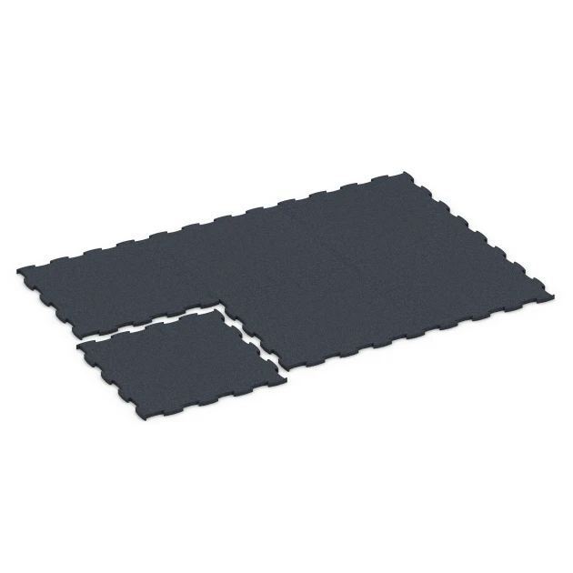 Typische Verlegung oder Einbausituation für den Artikel 6963 von WARCO - Fitness Premium Gym Flooring, Farbton Anthracite in der Abmessung 99 x 99 x 2,8 cm.