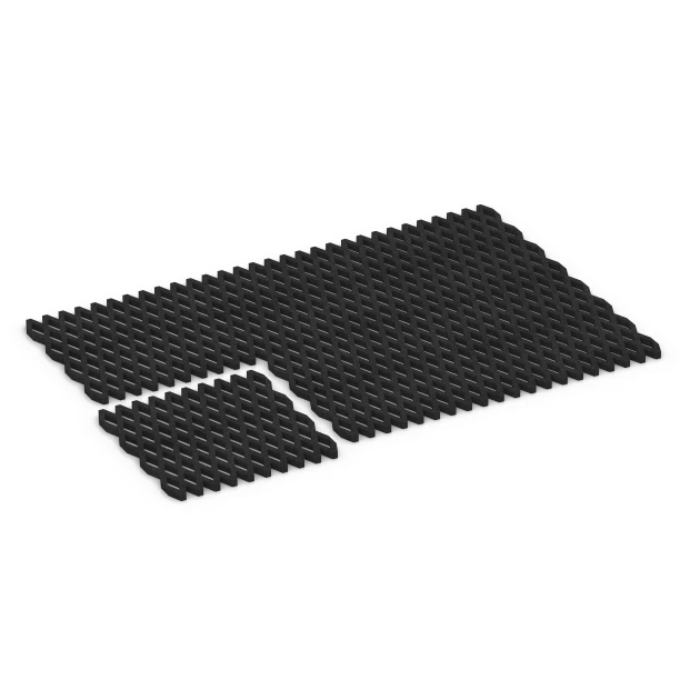 Typische Verlegung oder Einbausituation für den Artikel 7009 von WARCO - Safety Grass Grid Mat, Farbton Anthracite in der Abmessung 100 x 100 x 4 cm.