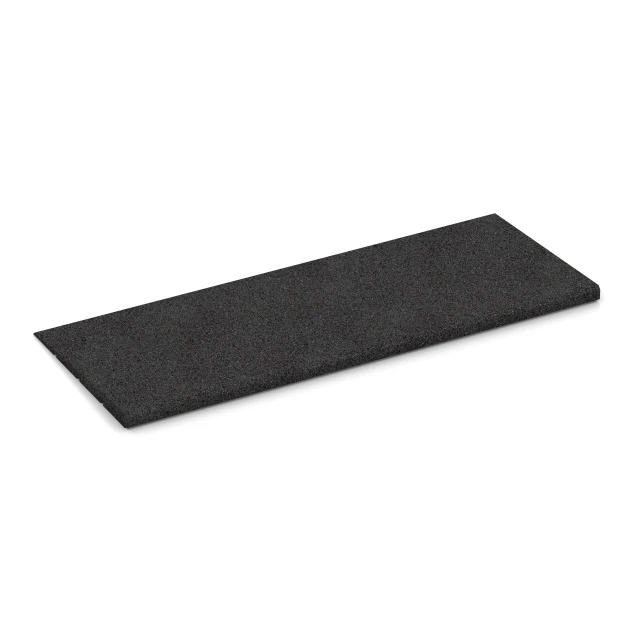 Foto der hinteren Seite vom unsymmetrischen WARCO-Formteil 2308: Transition ramp 75 cm, Design Anthracite, Maße 75 x 30 cm | 8 < 25 mm.